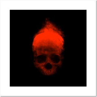 Blazing Skull Posters and Art